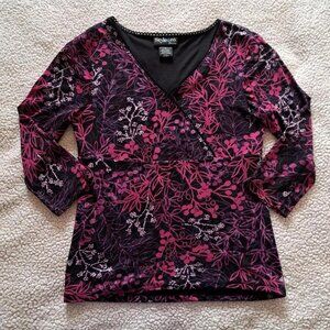Purple Floral Top